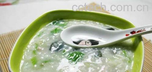 果蔬百科皮蛋瘦肉粥-0