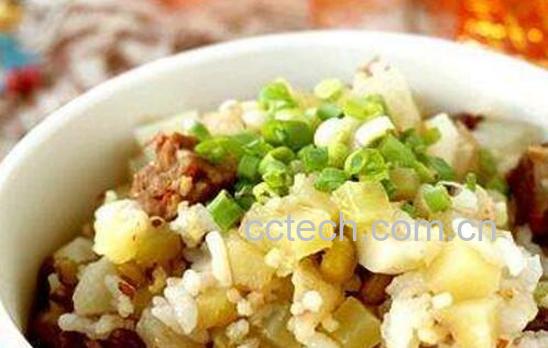 怎么用电饭锅做腊八饭-0