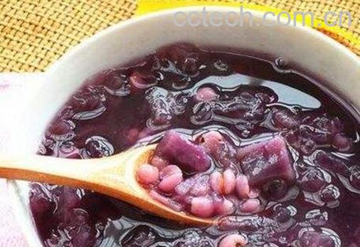 紫薯山药银耳粥的做法-1