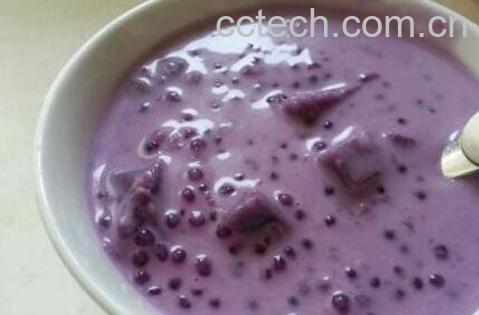 紫薯西米粥的功效与做法-0
