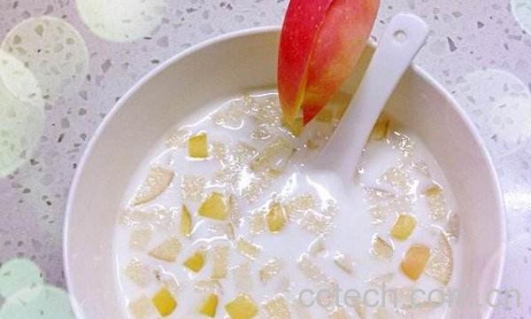 苹果麦片粥-1