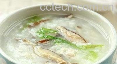 瘦肉白菜香菇粥-1