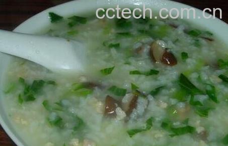 瘦肉白菜香菇粥的功效和做法步骤 -0