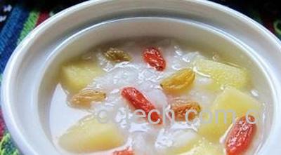 鲜百合大米粥-1