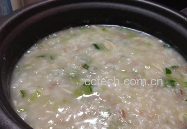香菇白菜肉沫粥-1