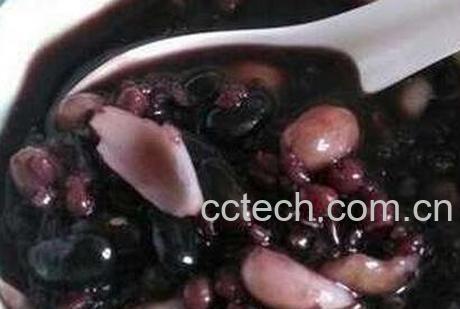 黑米百合粥的做法和功效-0