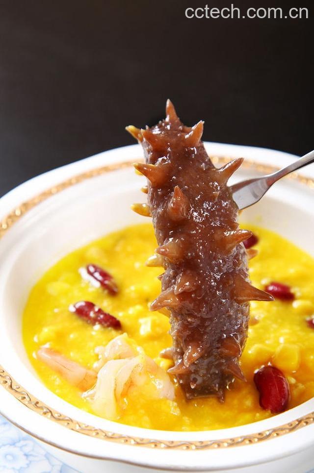 果蔬百科海参粥-0