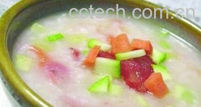果蔬百科腊肠蔬菜粥-0