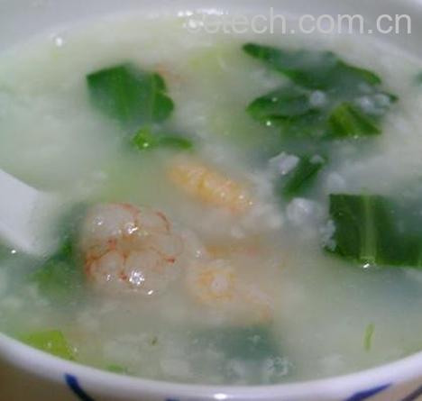白菜虾仁粥-0