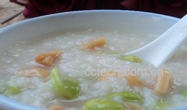 果蔬百科干贝花生粥的做法-0