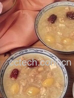 果蔬百科银杏芋头粥的做法-0