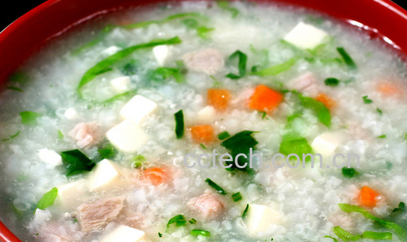 果蔬百科豆腐粥的做法-0