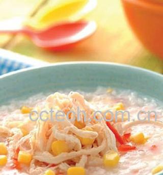 果蔬百科鸡丝粥-0