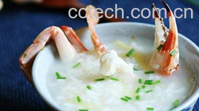 果蔬百科生滚花蟹粥的做法-0