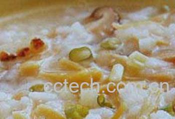 果蔬百科干贝鸡肉粥的做法-0