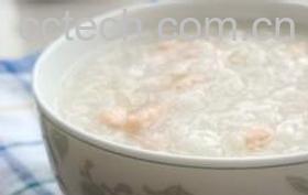 果蔬百科干贝三文鱼粥的做法-0