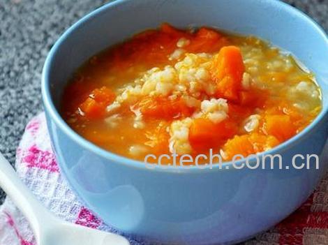 果蔬百科糙米燕麦南瓜粥的做法-0