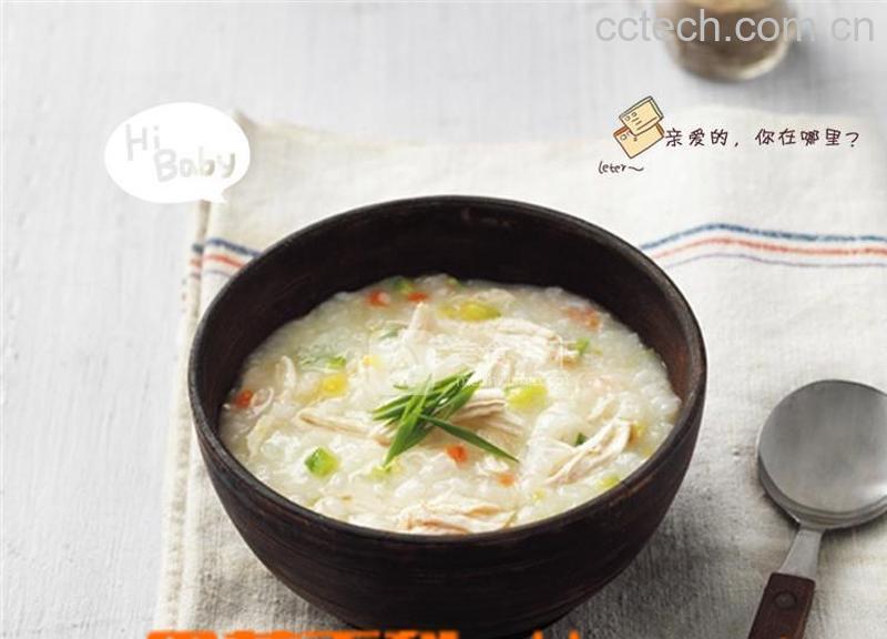 果蔬百科韩式鸡汤粥的做法-0