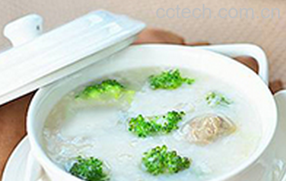 果蔬百科西兰花鲈鱼粥-0