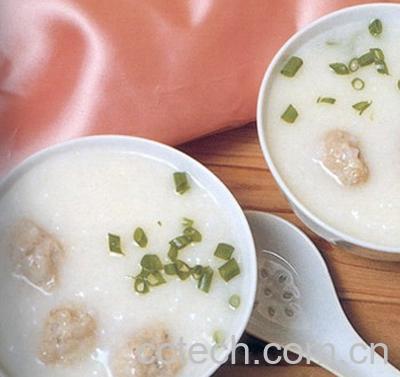 果蔬百科陈皮肉丸粥的做法-0