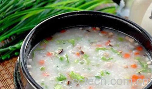 果蔬百科萝卜火腿粥的做法-0