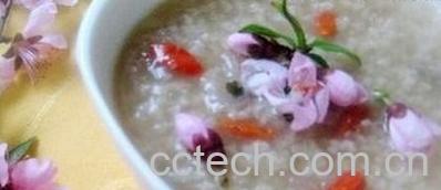 果蔬百科红糖牡丹花粥的做法-0
