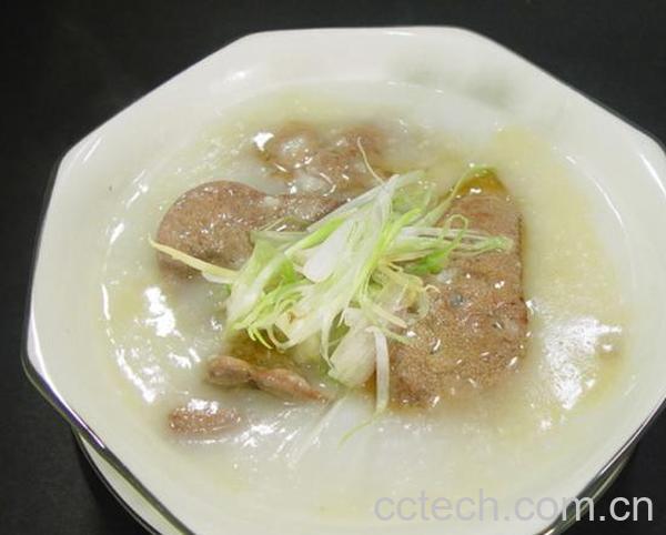 果蔬百科猪肝绿豆粥的做法-0