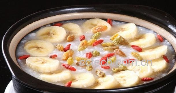 果蔬百科香蕉葡萄粥的做法-0
