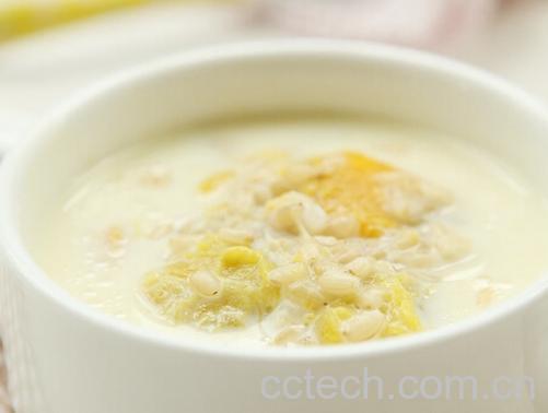 果蔬百科南瓜牛奶粥的做法-0