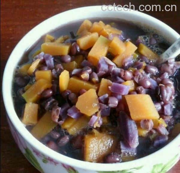 果蔬百科红豆莲南瓜粥的做法-0