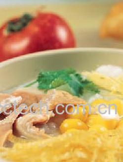 果蔬百科腐皮白果猪肚粥的做法-0