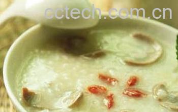 果蔬百科枸杞叶猪肾粥-0