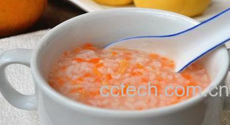 果蔬百科瑶柱胡萝卜粥的做法-0