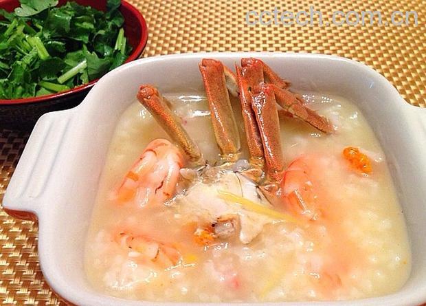 果蔬百科横行霸道蟹肉粥的做法-0