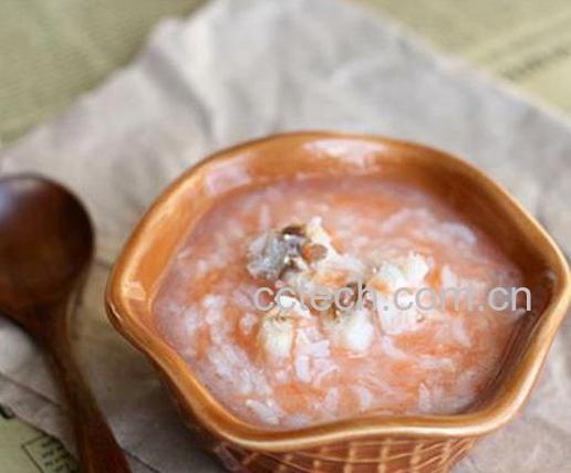 果蔬百科鳕鱼虾片粥的做法-0