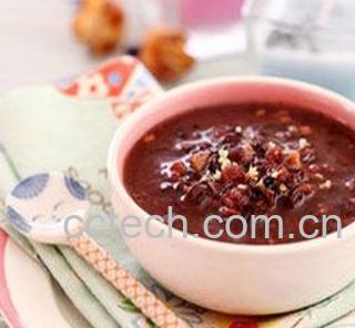 果蔬百科黑糯米粥的做法-0