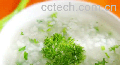果蔬百科香芹糯米粥的做法-0