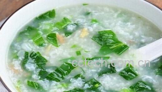 果蔬百科海米菜心粥的做法-0