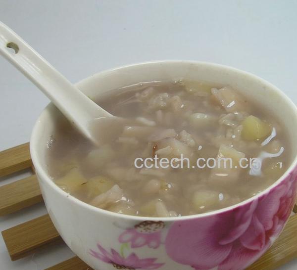 果蔬百科玉米菱角莲藕薯粥的做法-0