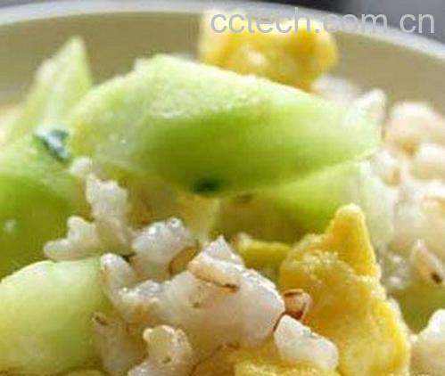 果蔬百科雪梨黄瓜粥的做法-0