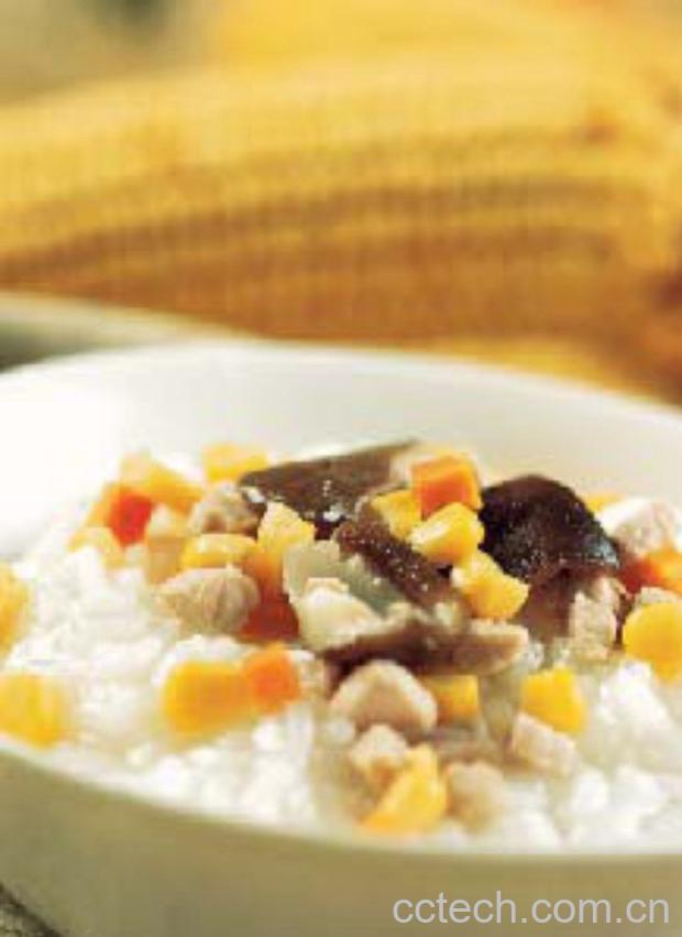 果蔬百科玉米胡萝卜香菇粥的做法-0