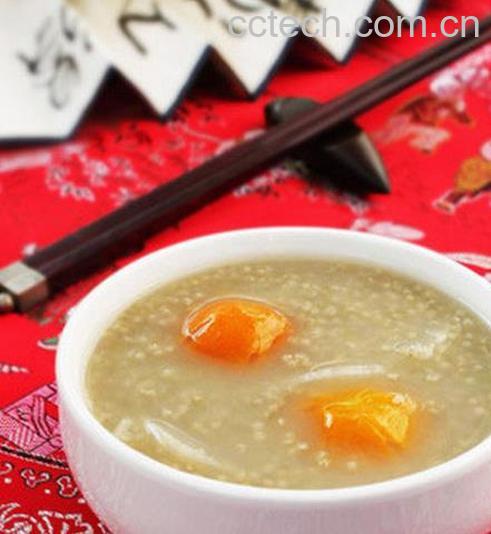 果蔬百科黑小米扶桑花粥的做法-0