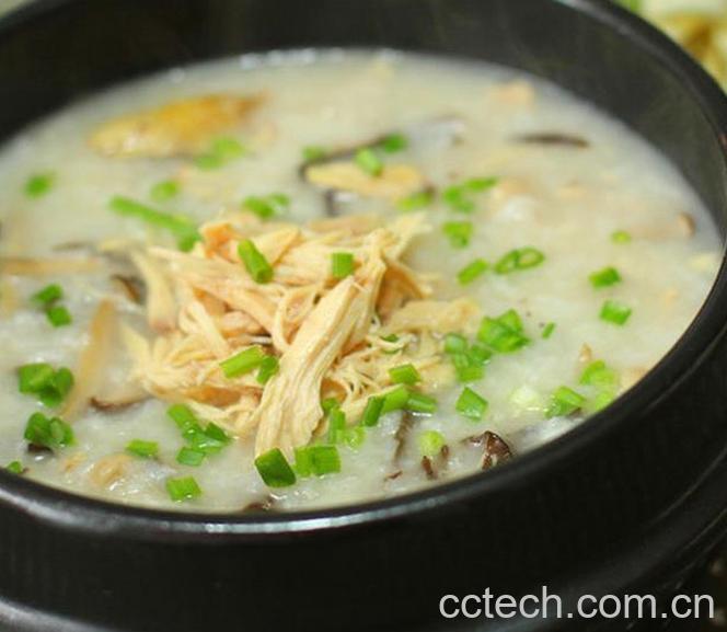 果蔬百科海米鸡丝香菇粥的做法-0