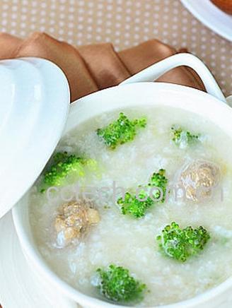 果蔬百科西兰花肉丸粥的做法-0