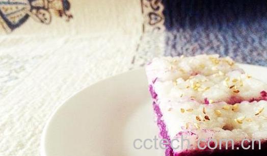 果蔬百科紫薯糯米凉糕的做法-0