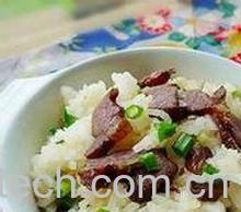 果蔬百科腊味糯米饭的做法-0