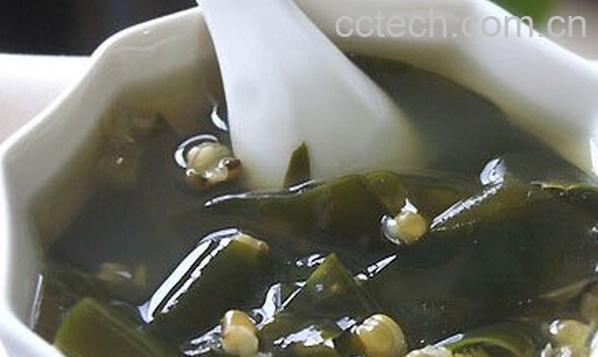 果蔬百科海带绿豆粥-0