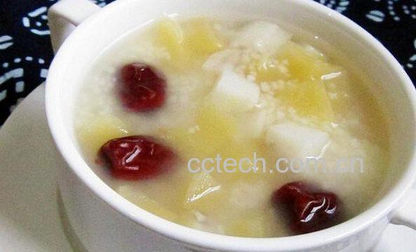 果蔬百科山药大枣小米粥-0