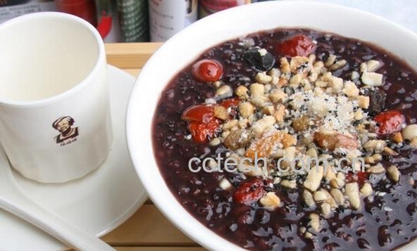 果蔬百科黑米八宝粥-0