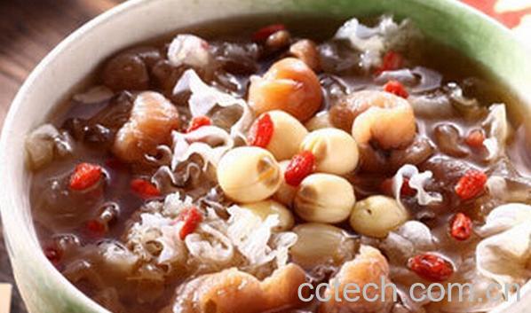 果蔬百科桂圆莲子粥-0